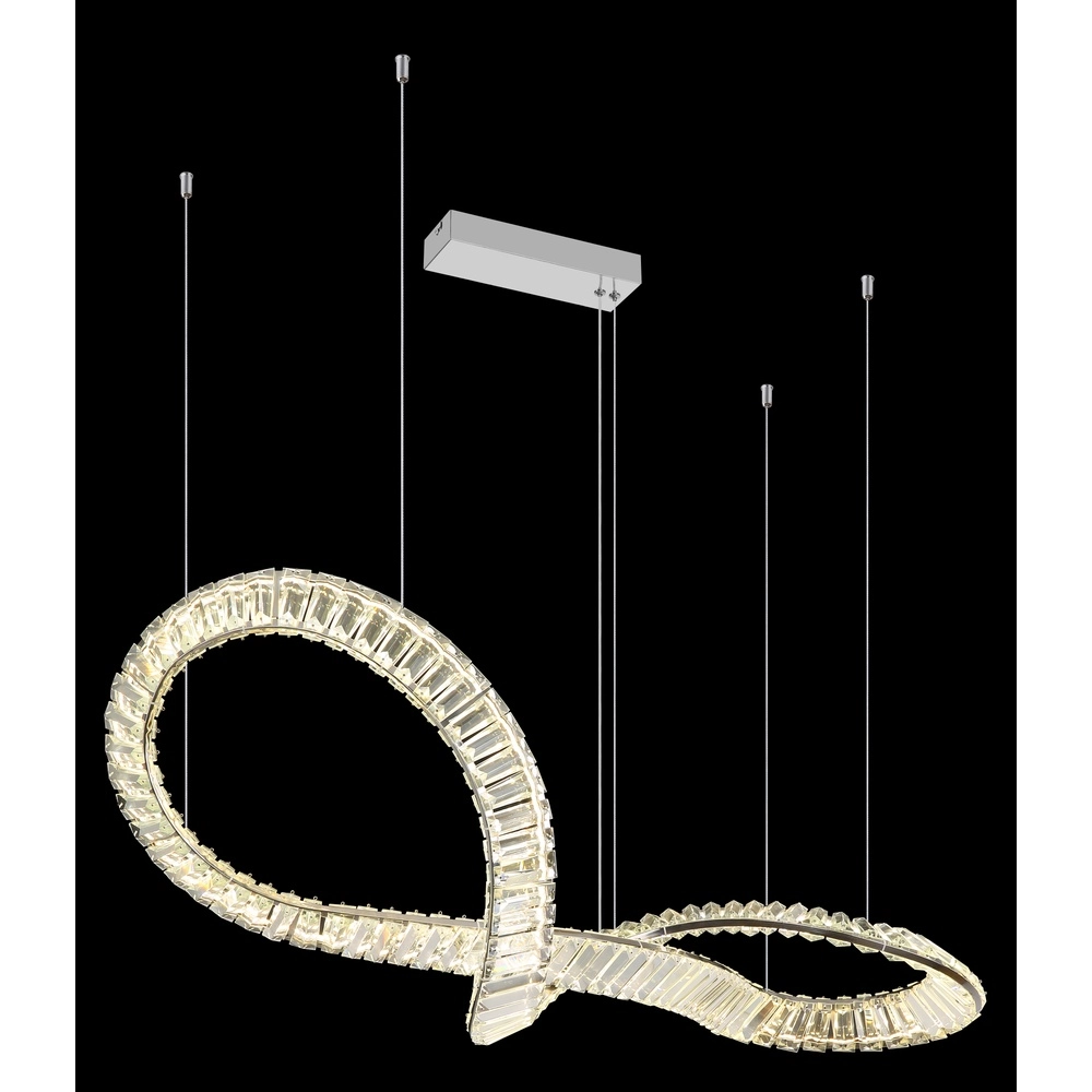 Design hanglamp Neil uniek chroom Globo 9007371507412