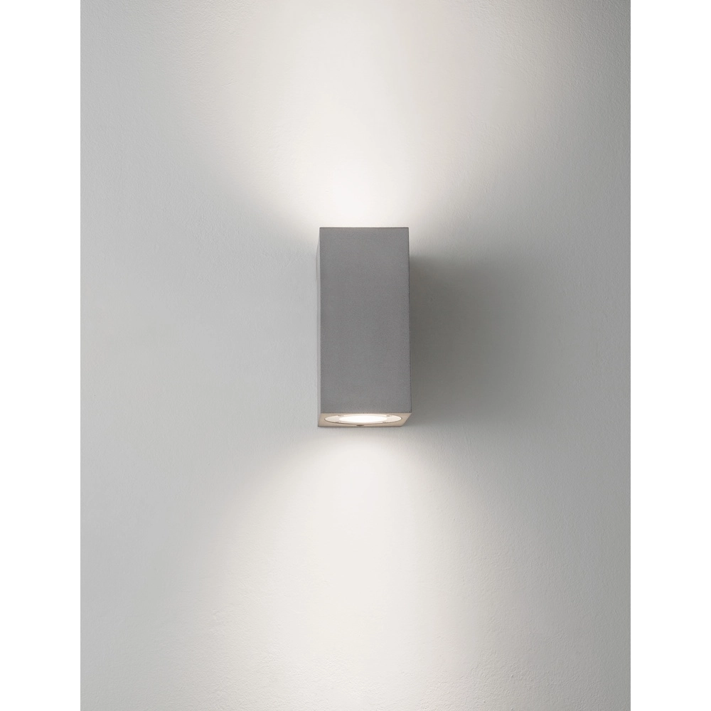 Vierkante spot Fuento betongrijs 18cm