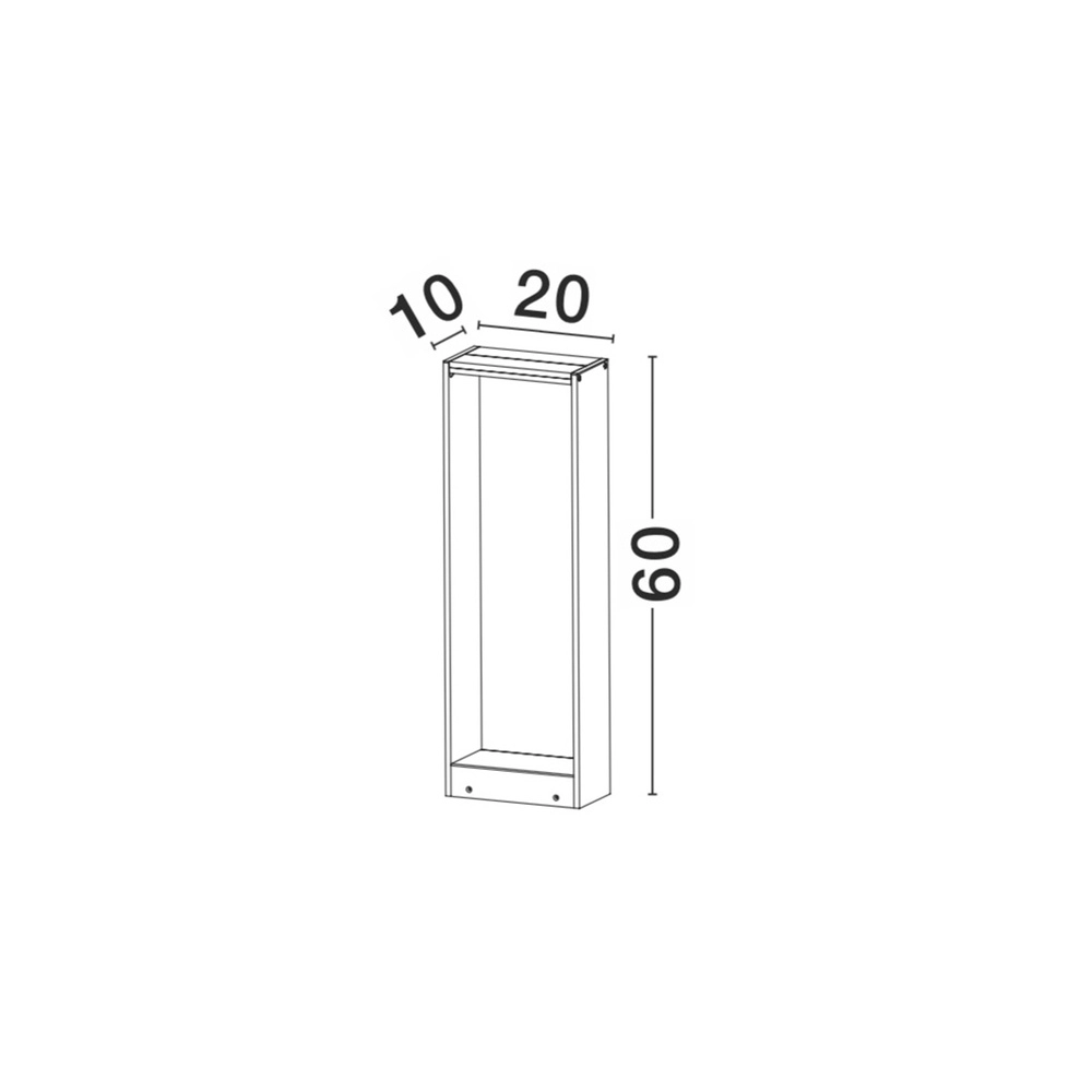 Richtbare tuinlamp Twin grijs Lyora 5212017408815