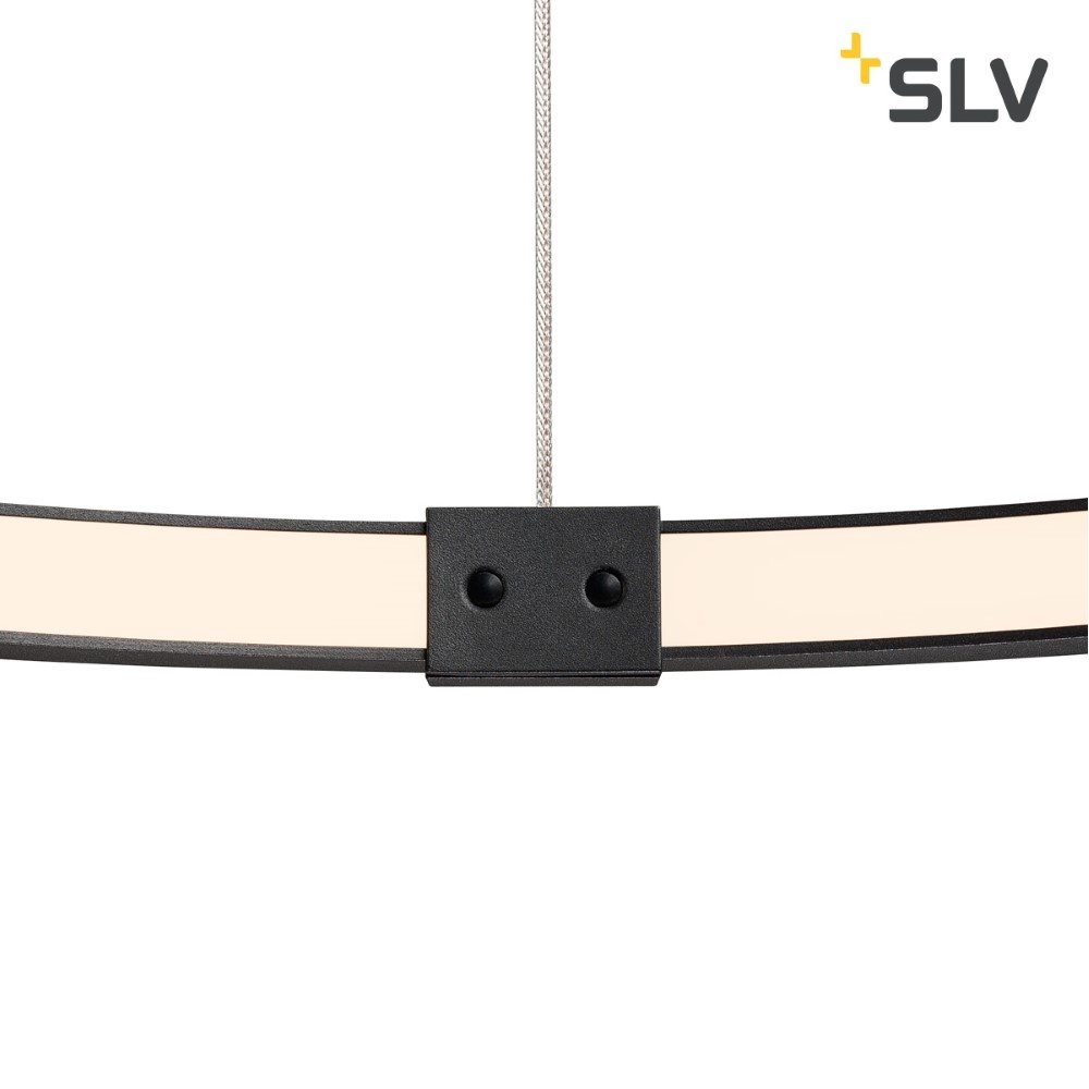 Led hanglamp One Ø 60cm dimbaar zwart SLV 4024163231039