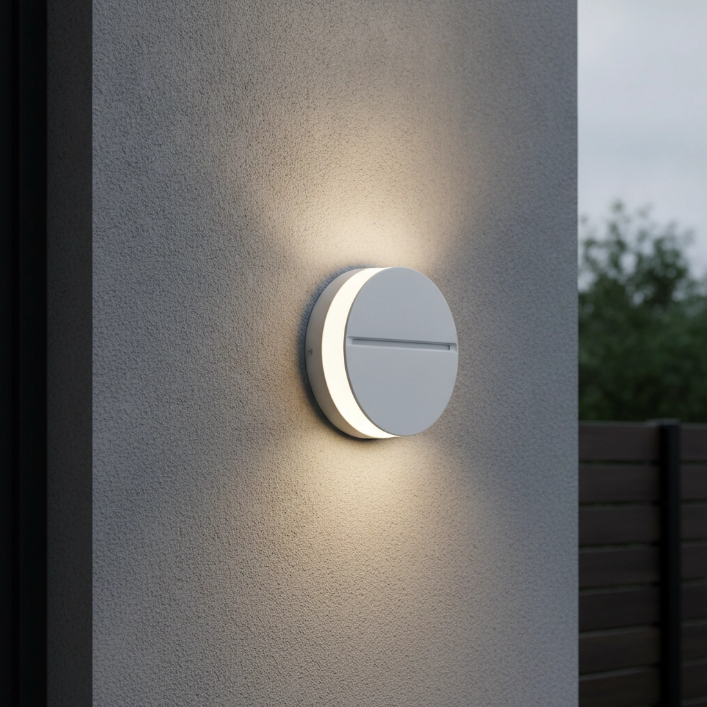 Ronde wandlamp Nectar design wit