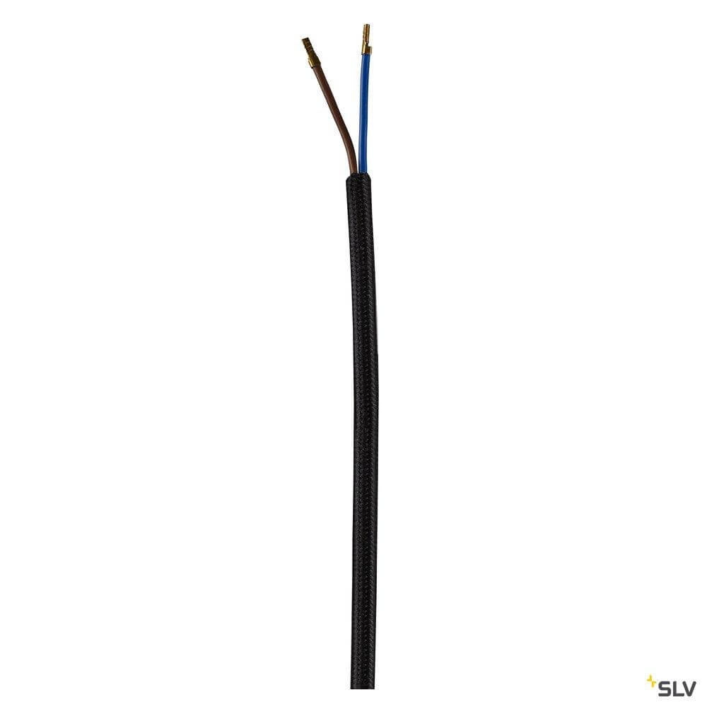 Glazen hanglamp Para Cone zwart met smoke glas SLV 4024163262385