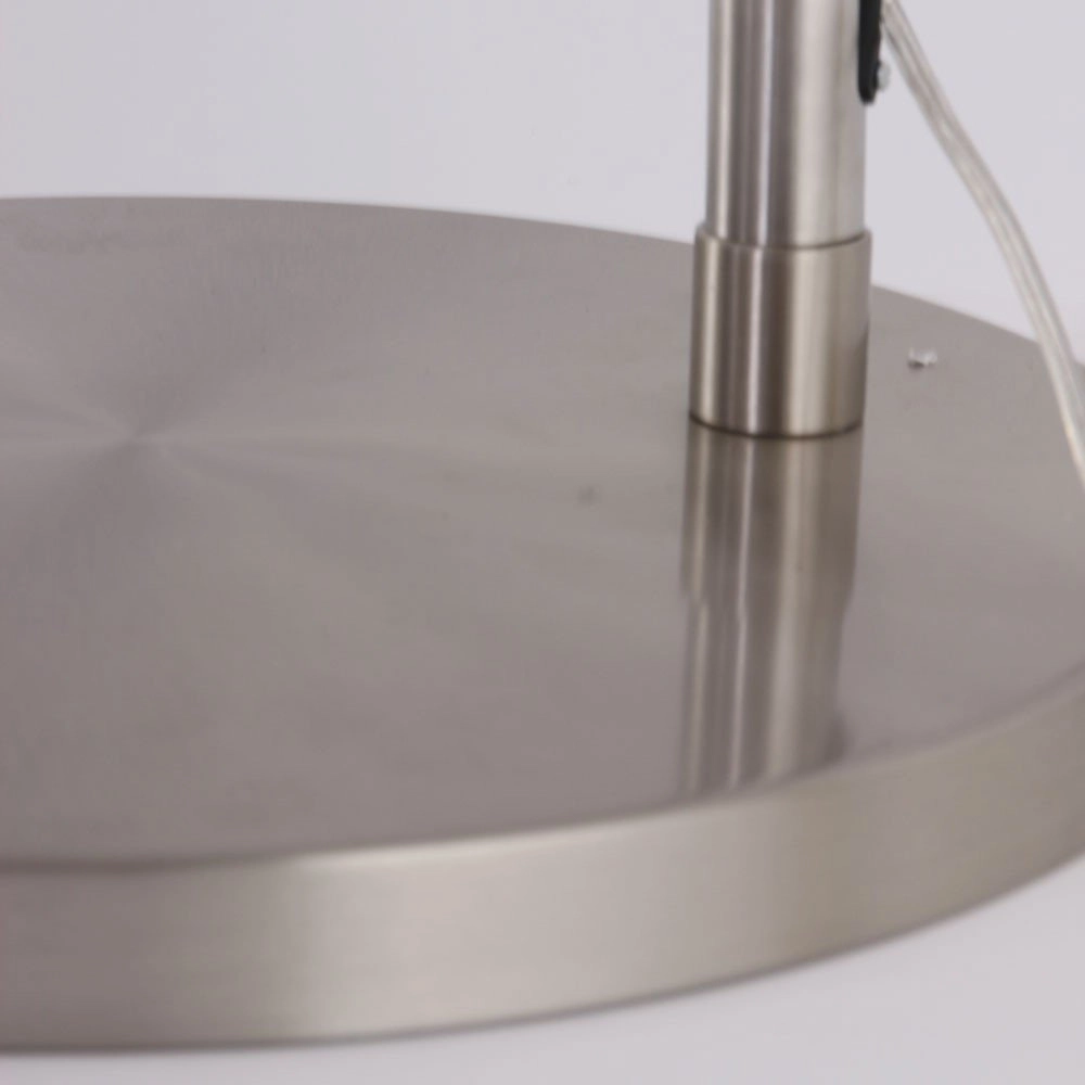 Booglamp Stresa RVS met kap wit Steinhauer 8712746092899