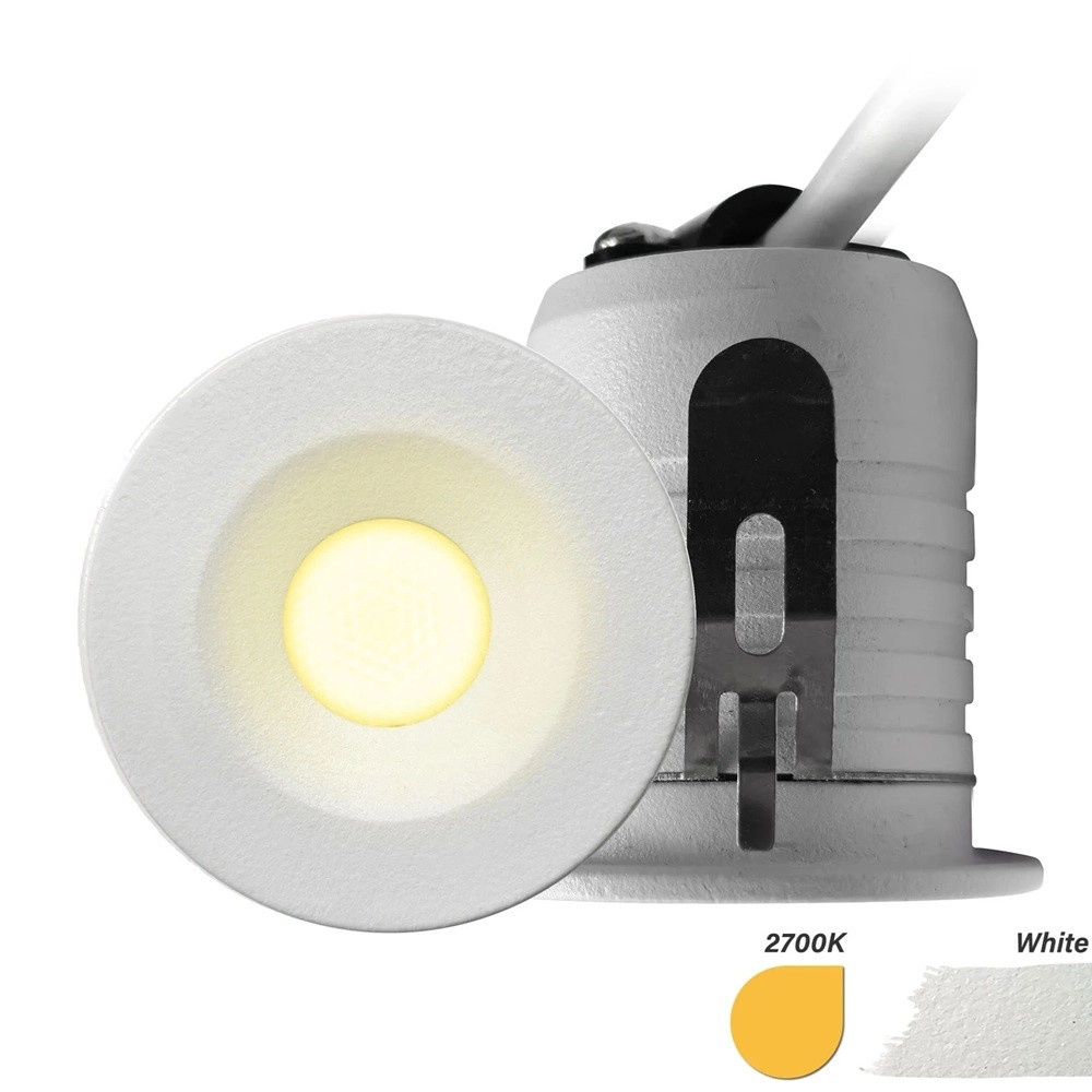 Led Mini inbouwspot 3W wit Lyora 8719322376398