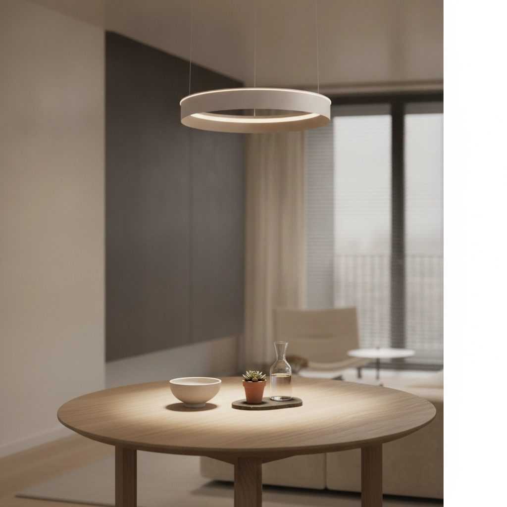Moderne hanglamp Olivia zand bruin Ø 78cm