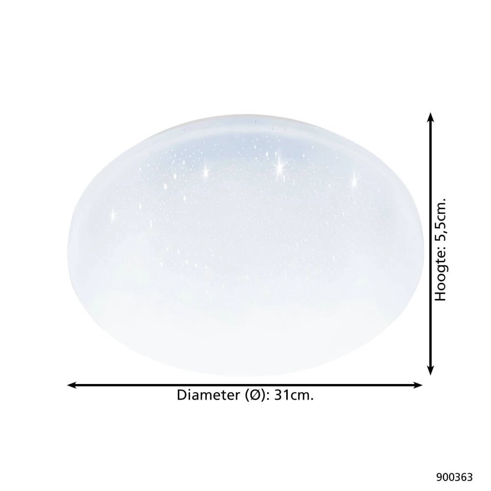 Led plafonnière Frania-S Ø 31cm - 4000K Eglo 9008606234455