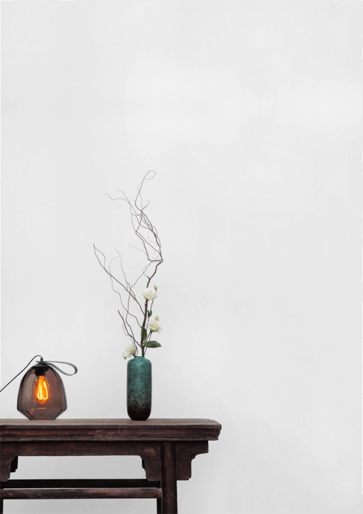 Tafellamp Porto Carry met Nicolette red glas Masterlight 8718121271293