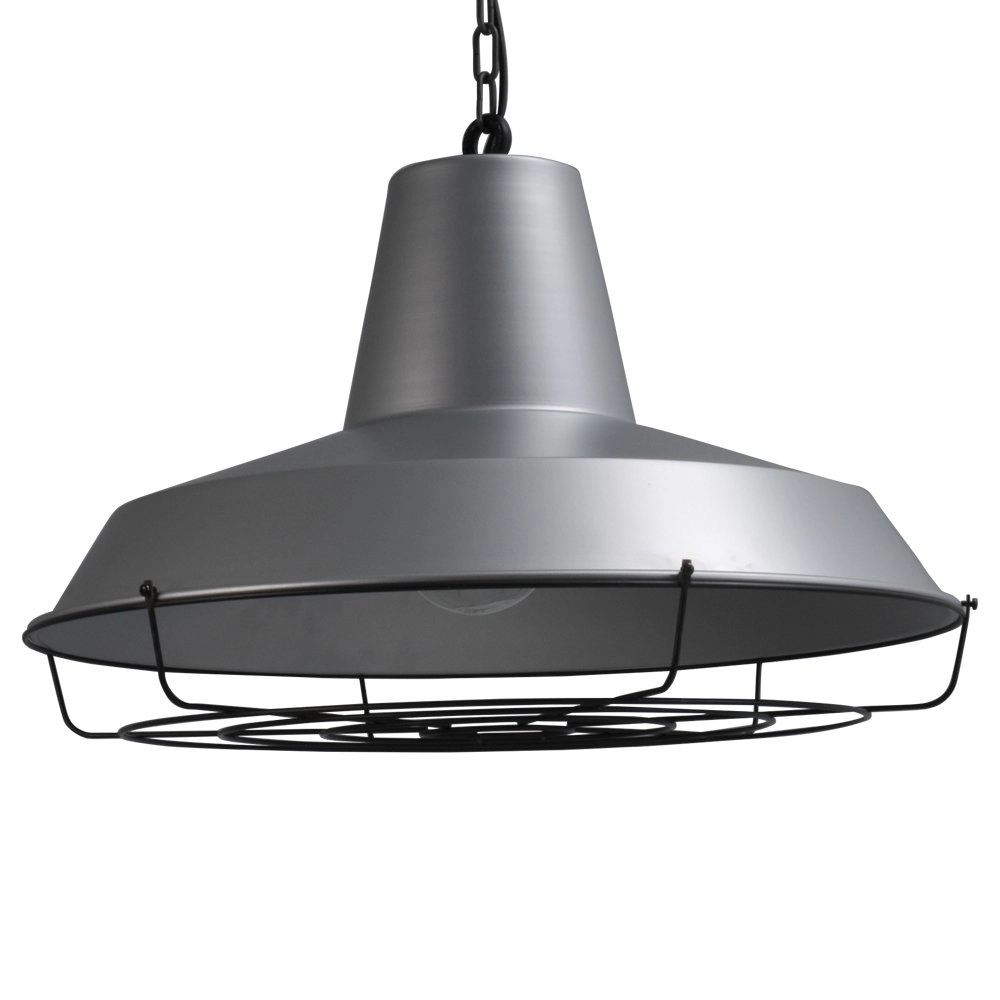 Retro hanglamp Prato XXL Industria 67 Grid grijs met zwart Masterlight 8718121235004