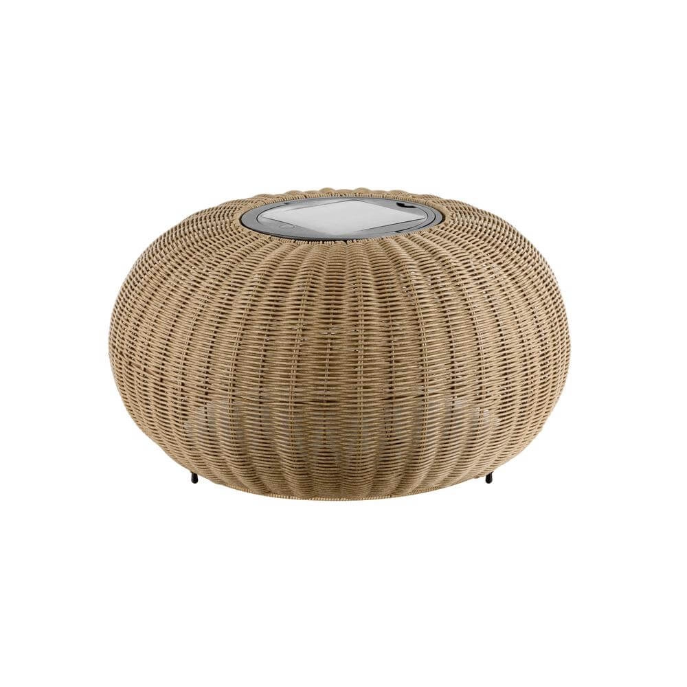 Lage vloerlamp Adegan Flat Solar solar rotan SLV 4024163296618