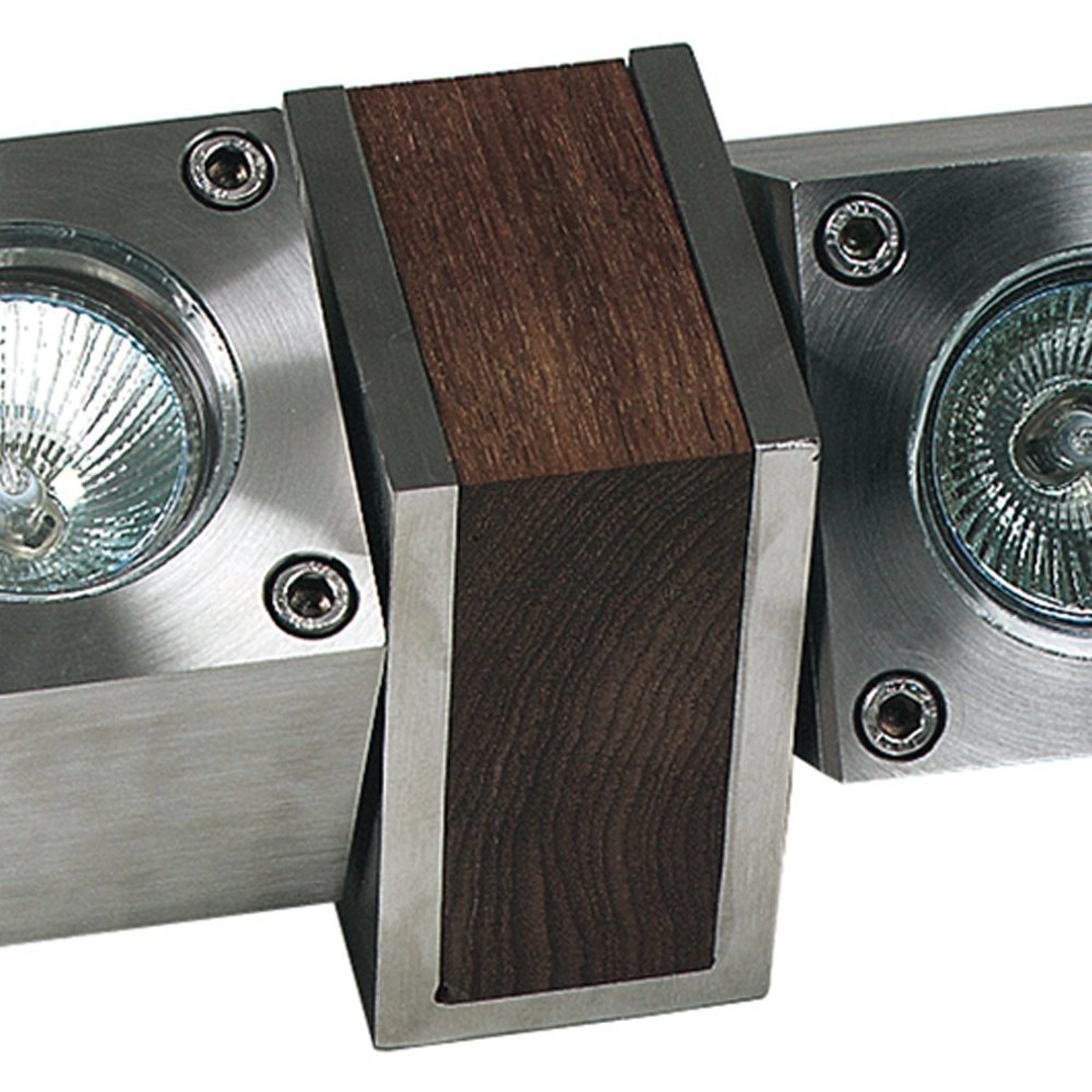 Tuinspot Q-Bic Teak 2-lichts - 20cm Royal Botania