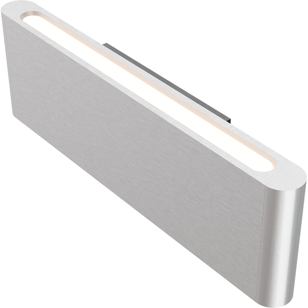 Moderne wandspot Atina 34cm mat nikkel Masterlight 8718121385037