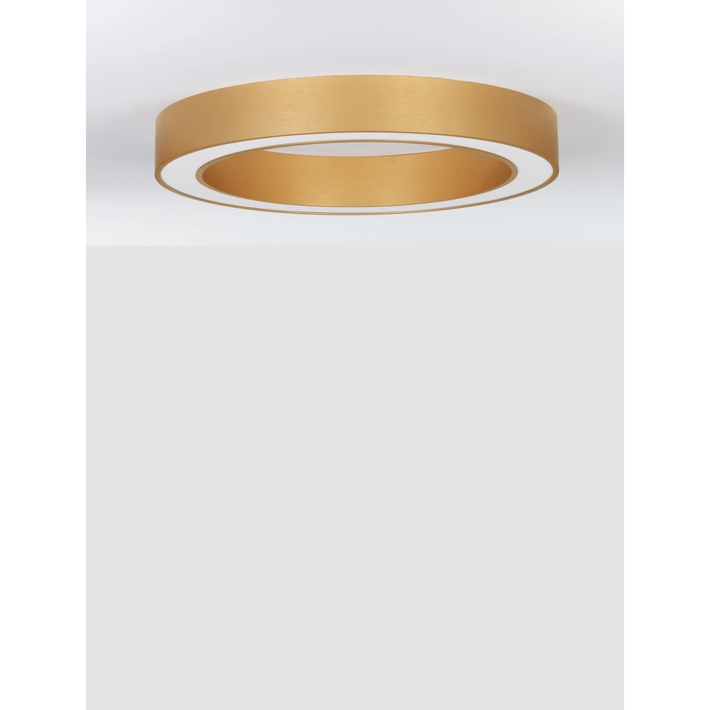 Plafondlamp Morbido goud Ø 60cm