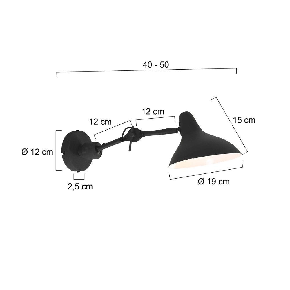 Wand leeslamp Kasket Steinhauer 8712746132793