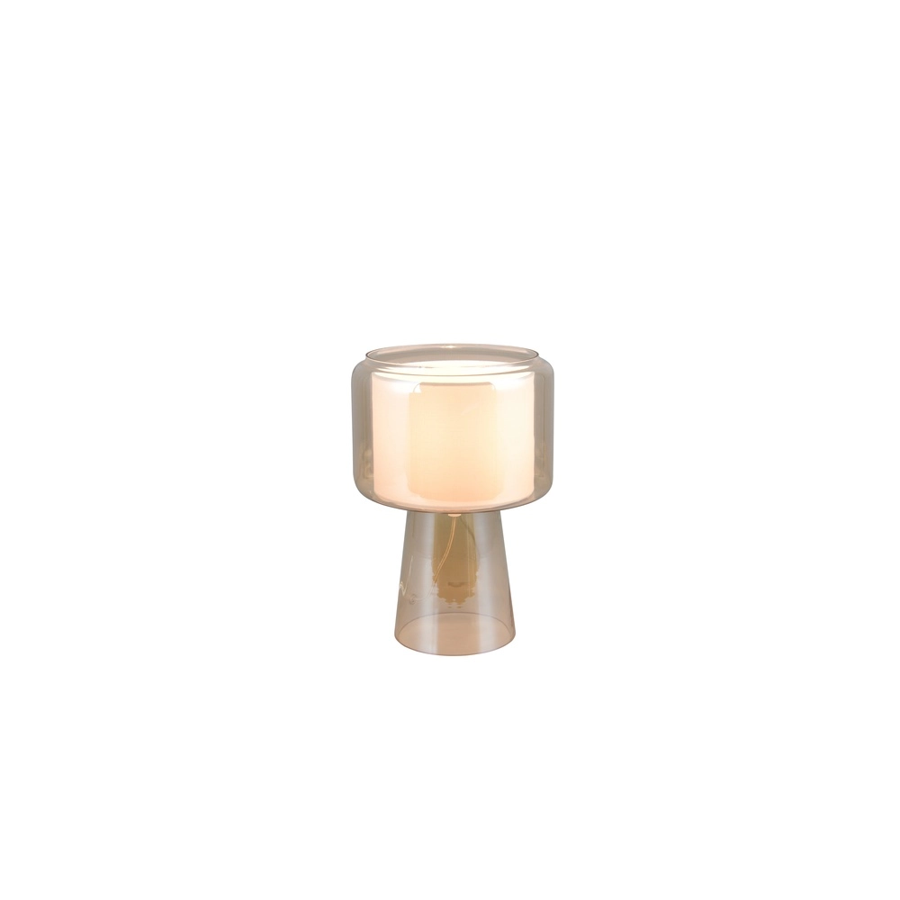 Design tafellamp Rocka amber glas Trio 4017807662719