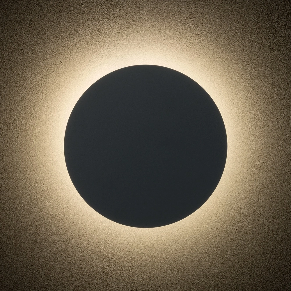Design wandlamp Ring umbra blauw Ø 25cm Lyora 5903139126656