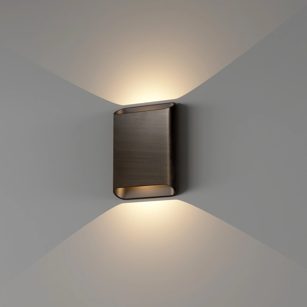 Wandlamp Diaz L Donker antiek brons Wandlamp Diaz L Donker antiek brons