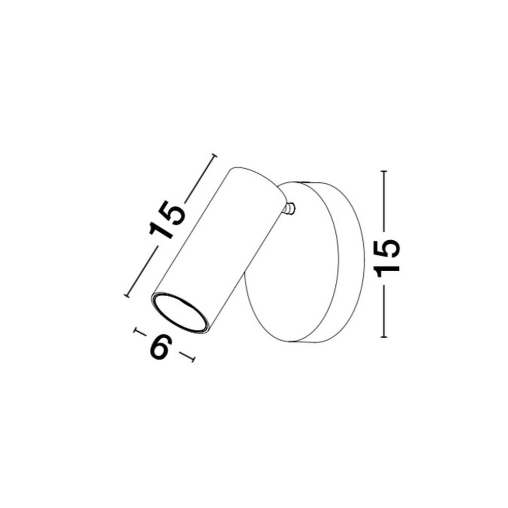 Design wandlamp Umberto zwart Lyora 5212017410078