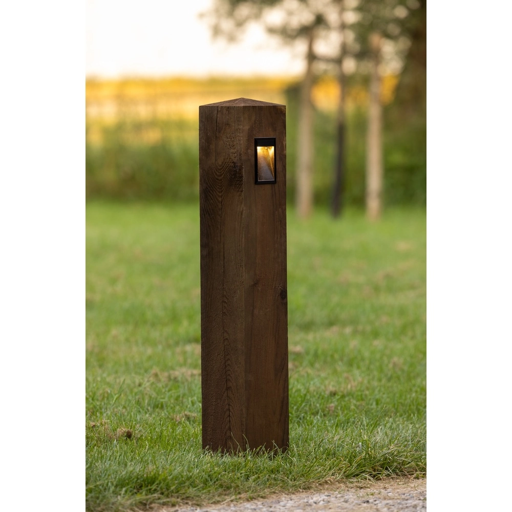 Houten pad lamp Torre 100 Eiken - 10x10x90cm - 2700K