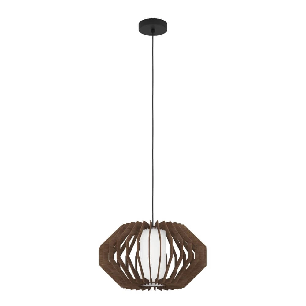 Moderne hanglamp Rusticaria van hout
