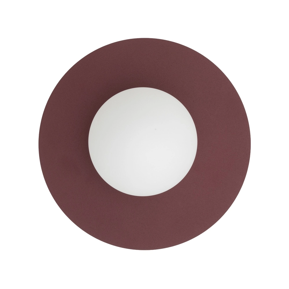 Wandlamp Saturn bordeaux rood