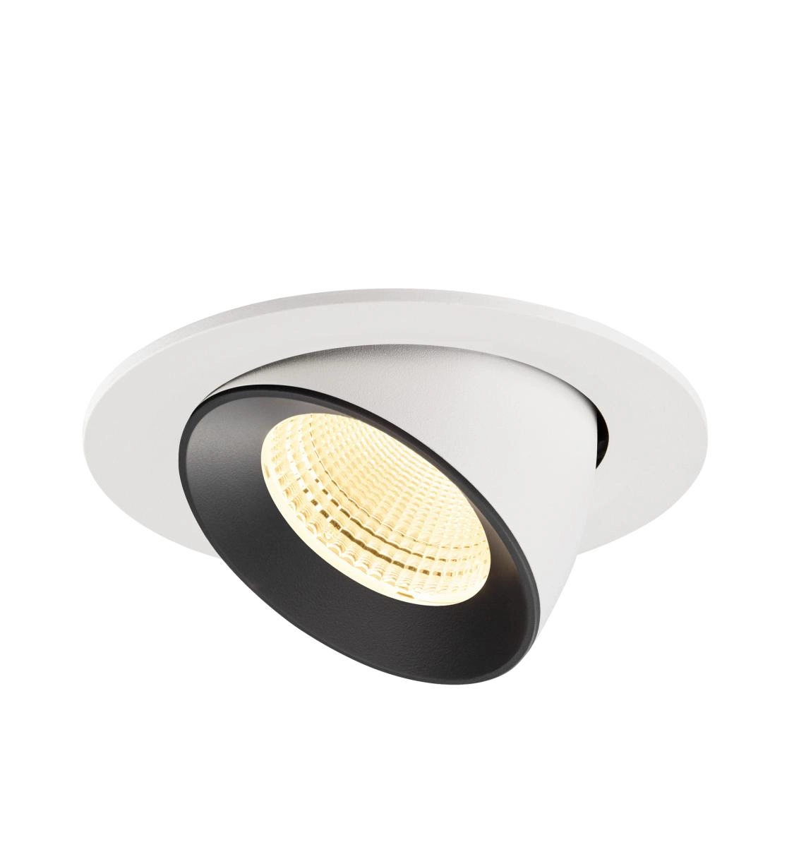 Inbouwspot Numinos Gimble L wit/zwart 3000K - 55gr SLV 4024163310185