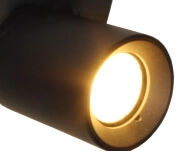 Zwarte opbouwspot Megano 2-lichts Artdelight 8719831735594