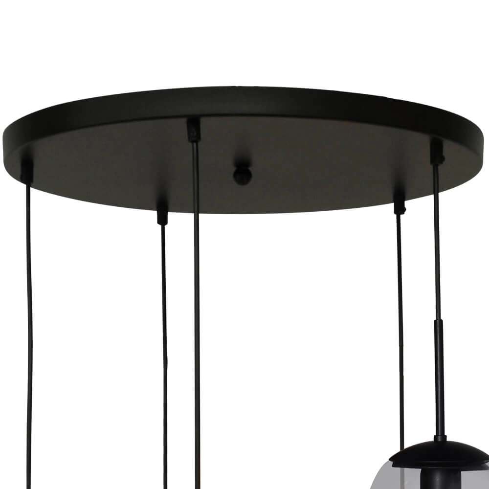 Vide hanglamp Lava 5x helder glas Masterlight 8718121286525