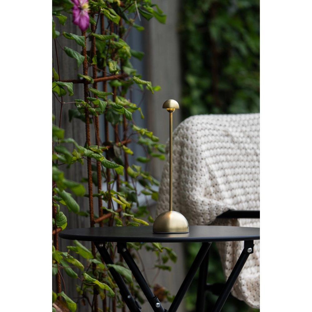 Gouden tafellamp Bandol oplaadbaar KonstSmide 7318300030409