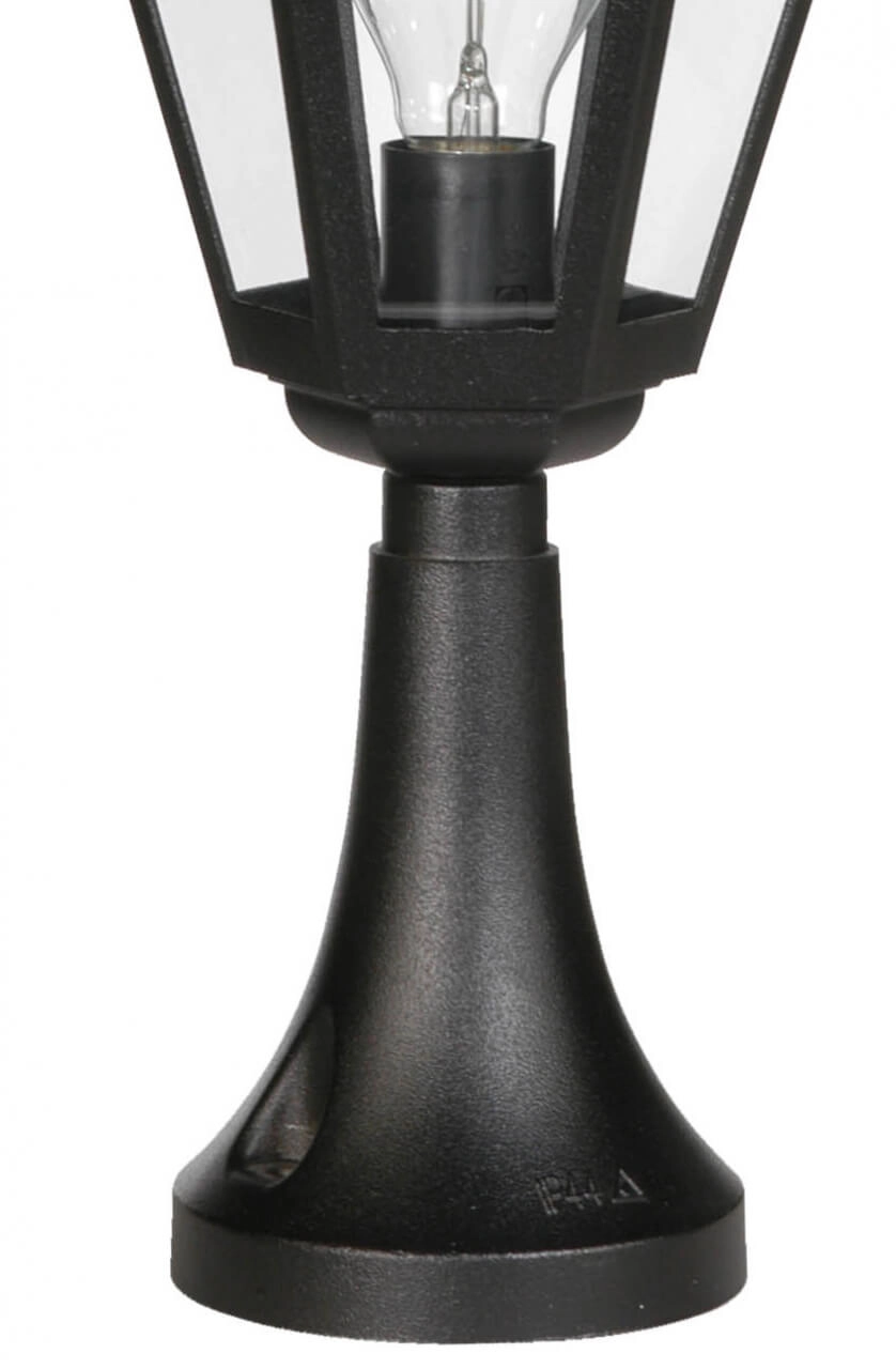 Klassieke sokkellamp Teccia zwart Franssen 8019093023041