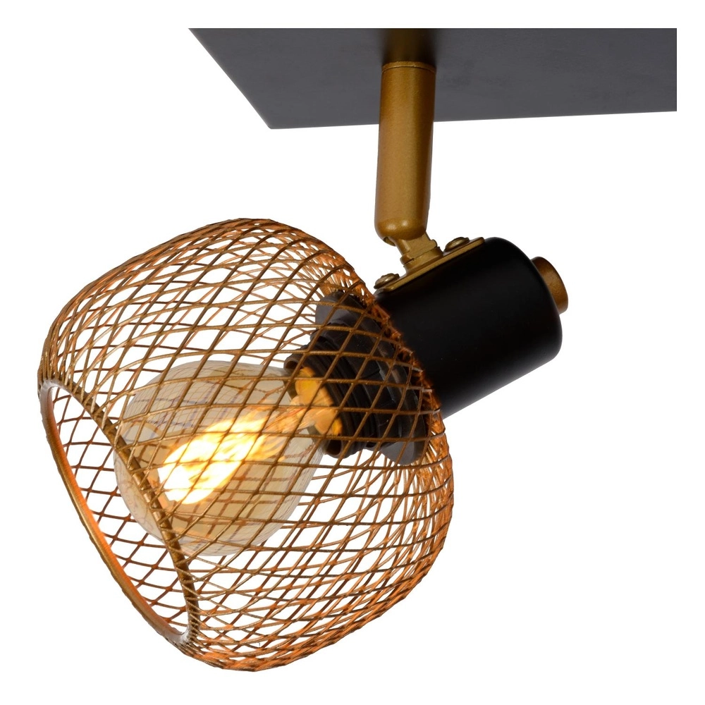 Plafondlampje Maren 2-lichts goud Lucide 5411212771087