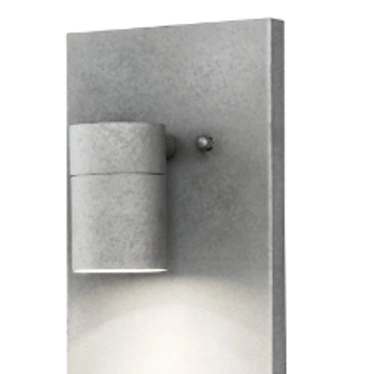 Wandspot Modena Adress zinkgrijs met huisnummer KonstSmide 7318307655322