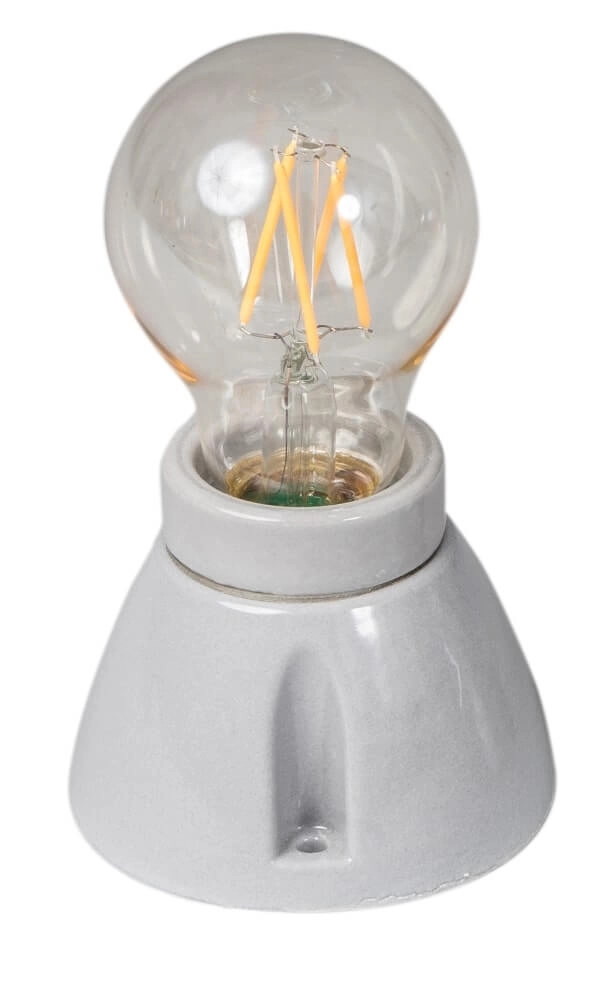 Porseleinen plafondlamp Vintage Straight grijs