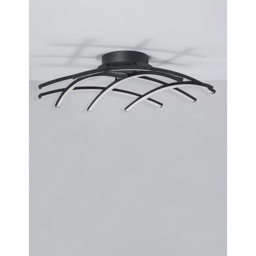 Plafondlamp Narvi zwart Lyora 5212017429216