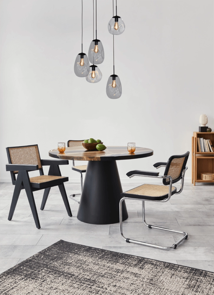 Vide hanglamp Lava 5x helder glas Masterlight 8718121286495