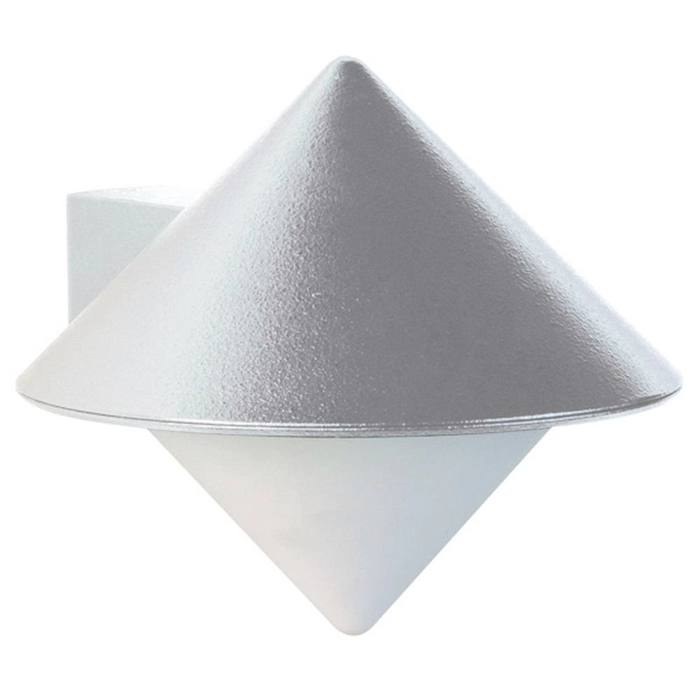 Buitendeur lamp Triangle 26cm - grijs