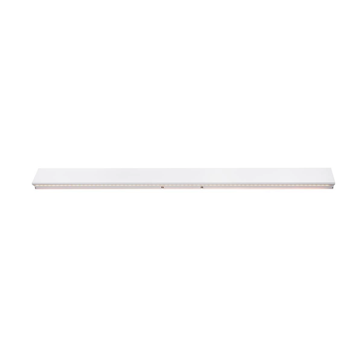 Langwerpige wandlamp Direto 90cm wit