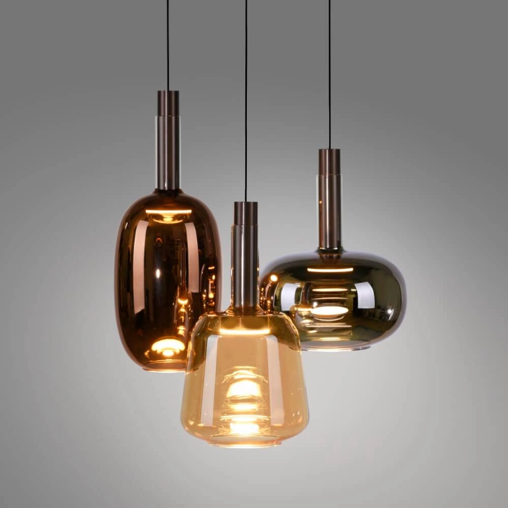 Vrolijke hanglamp Irides 3-lichts rond Paul Neuhaus 4012248385845