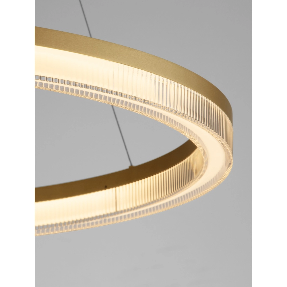 Gouden hanglamp Luana 1-lichts Lyora 5212017479693
