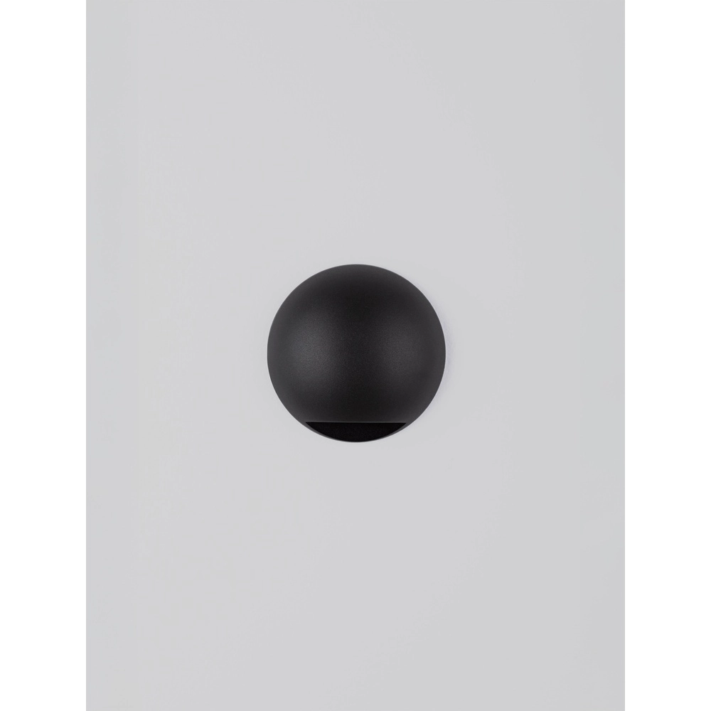 Wandlamp Passo enkel zwart Lyora 5212017478627