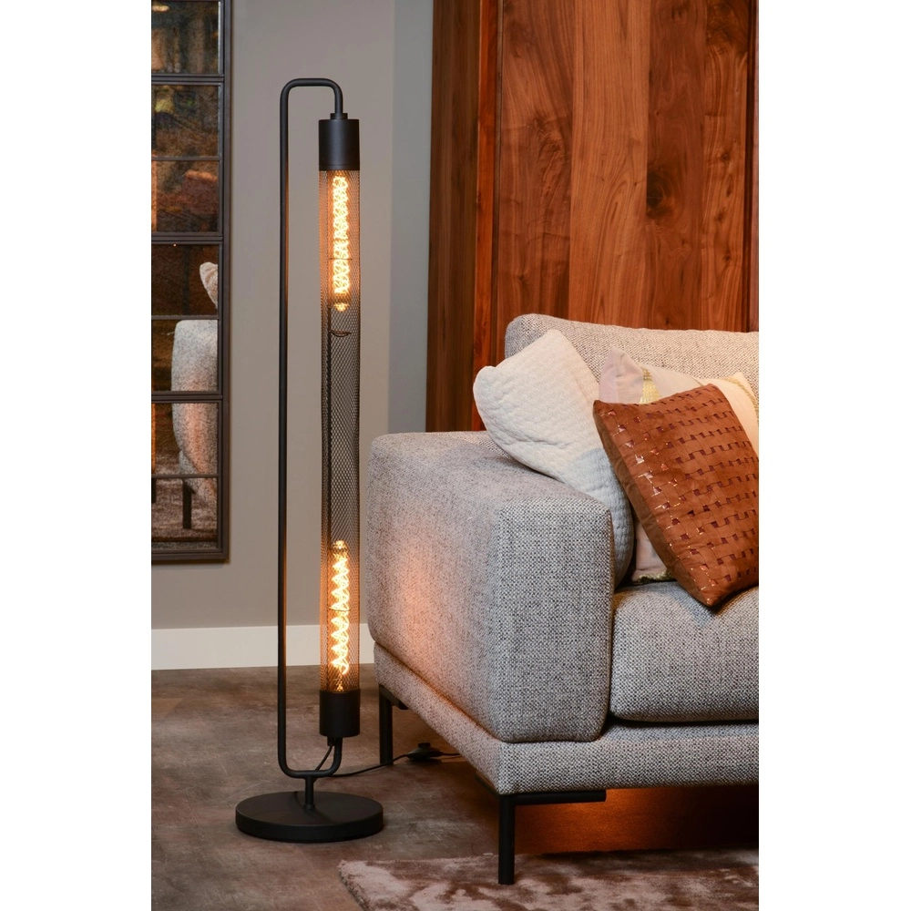 Design vloerlamp Calixt zwart Lucide 5411212051493
