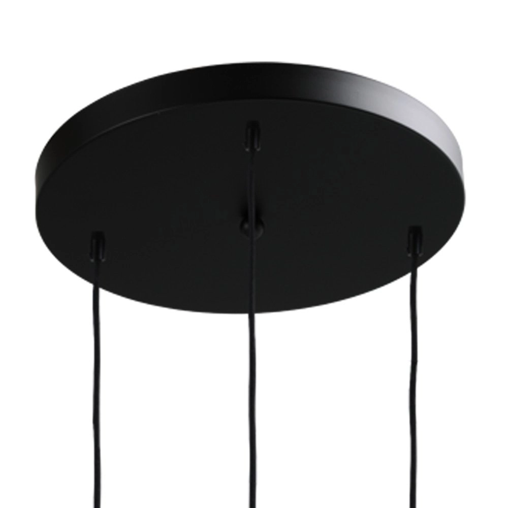 Design hanglamp Lett lll 20 3-lichts smoke glas Masterlight 8718121181585