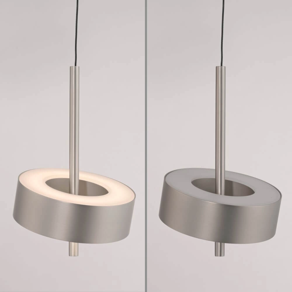 Hanglamp Q-Rotate aluminium modern Paul Neuhaus 4012248383148