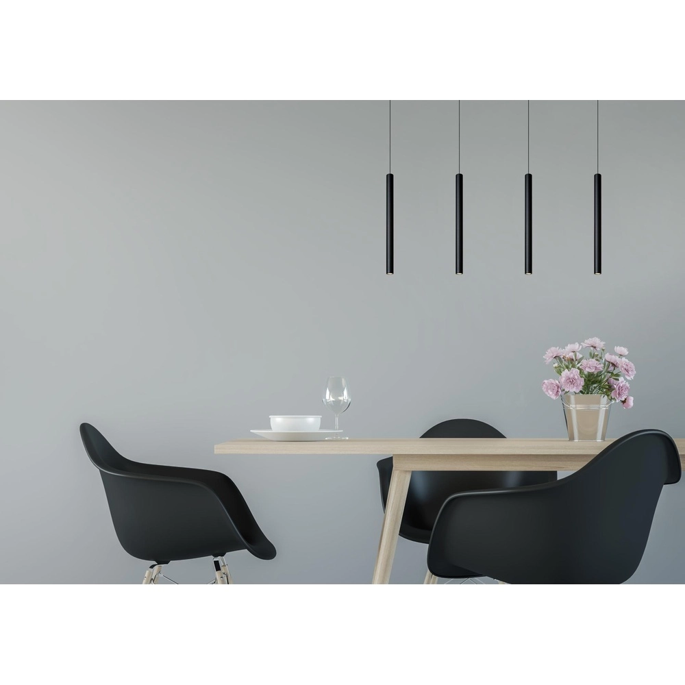 4-lichts hanglamp Lorenz design zwart Lucide 5411212740687