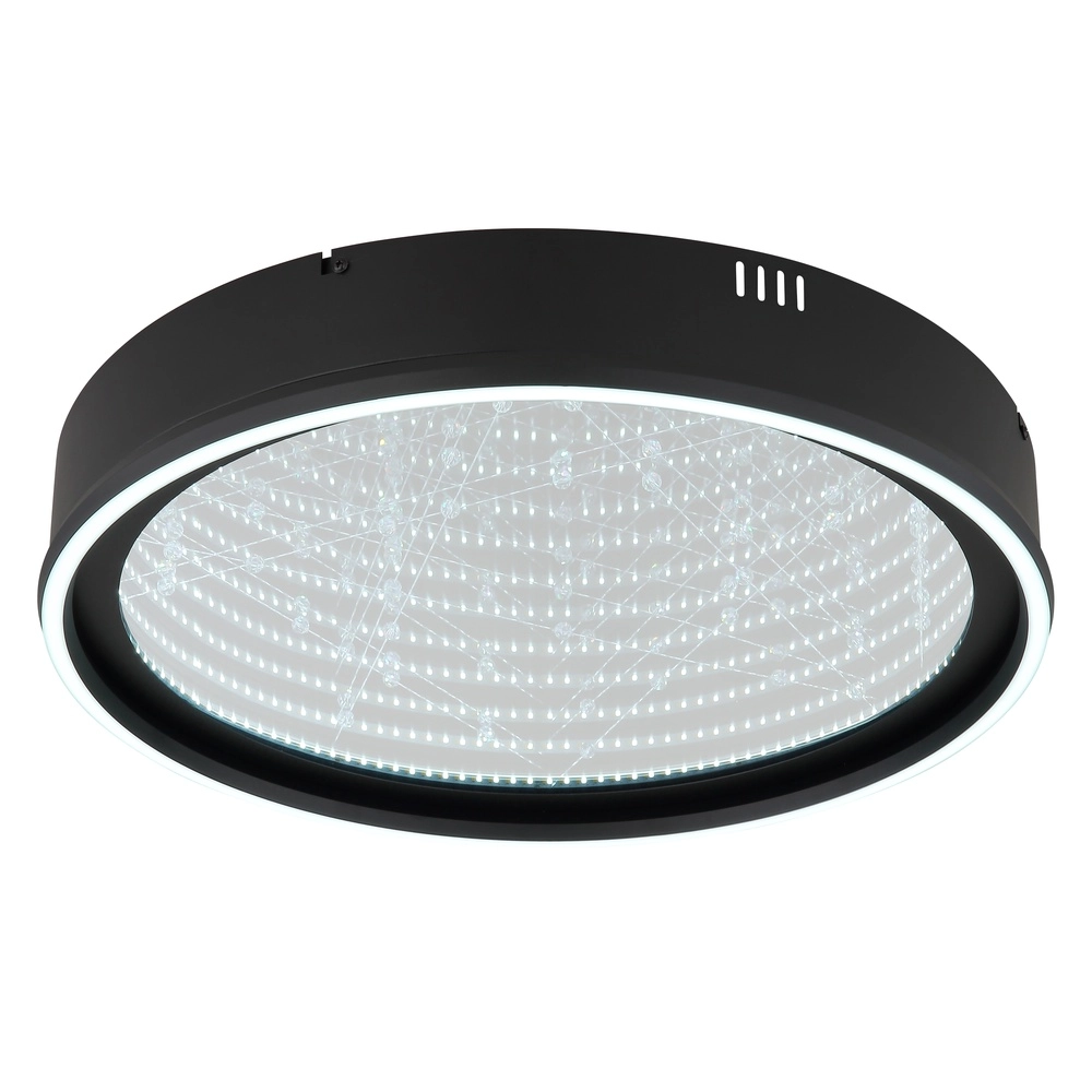 Zwarte plafondlamp Mirrora Ø 51,5cm Globo 9007371575848