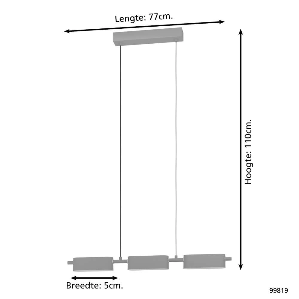 Gijze hanglamp Rovira Eglo 9002759998196