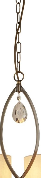 Klassieke hanglamp Alberto 8-lichts antiek brons Searchlight 5053423098272