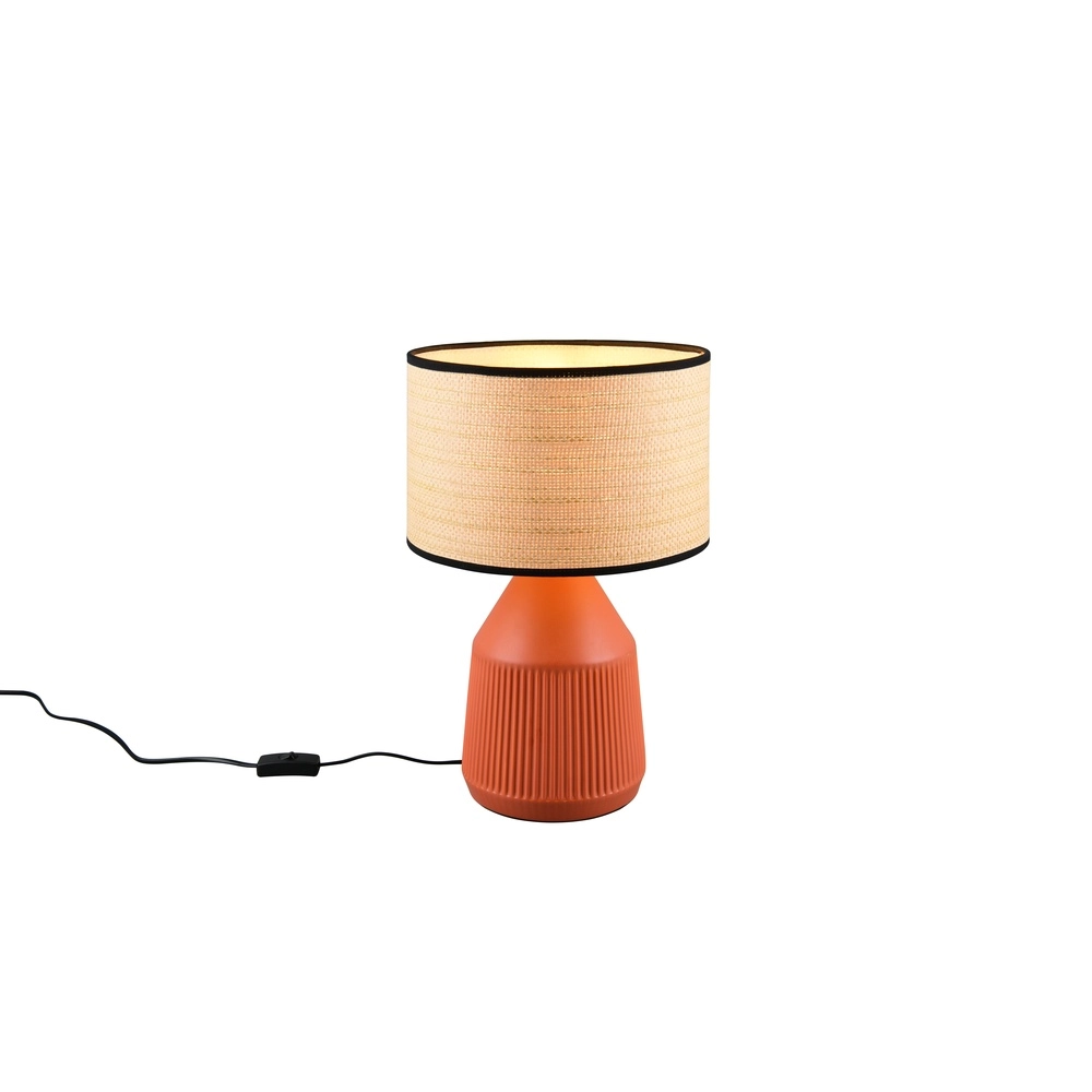 Tafellamp Formentera Ø 28cm terracotta Trio 4017807678147