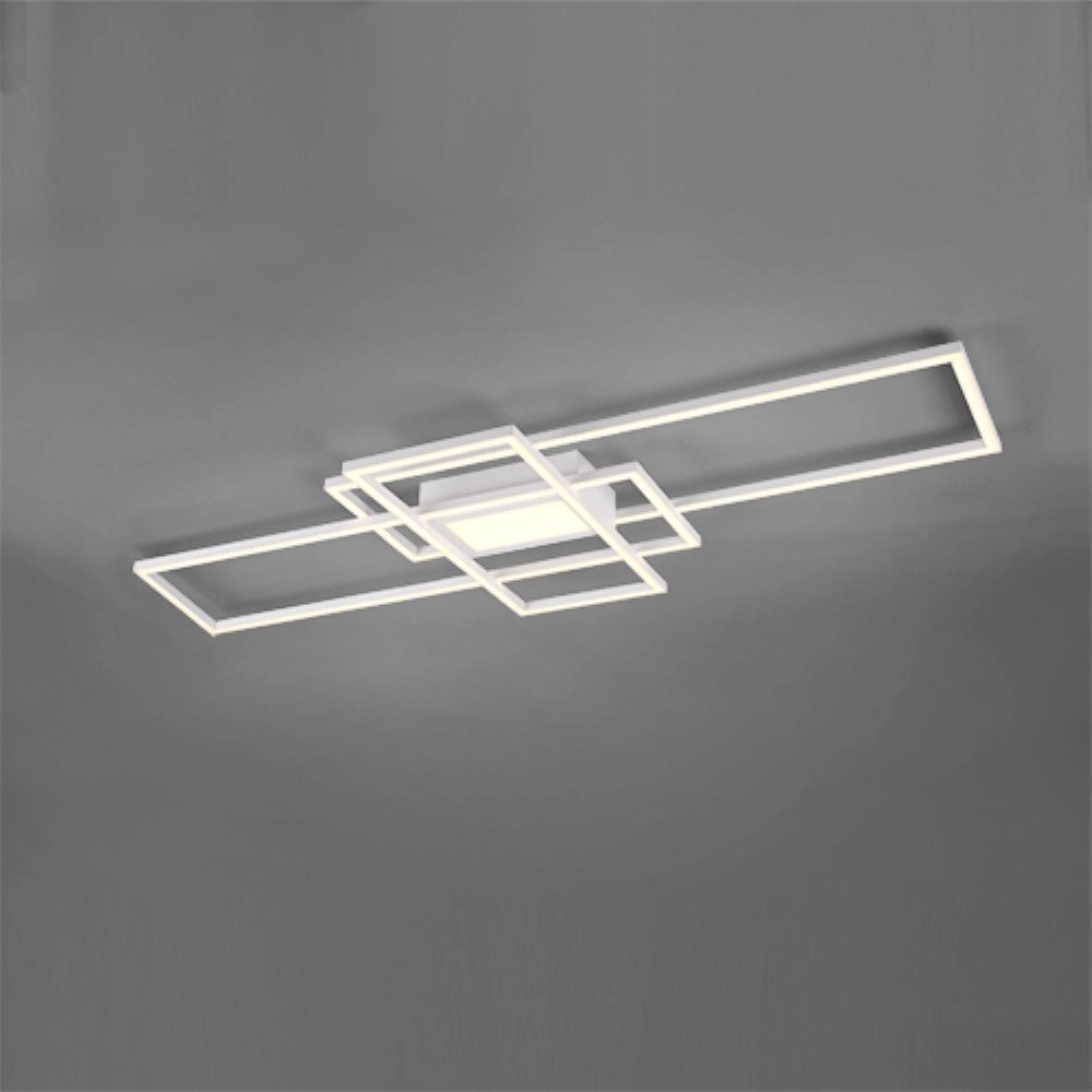 Moderne Plafonnière Irvine wit Trio 4017807452204