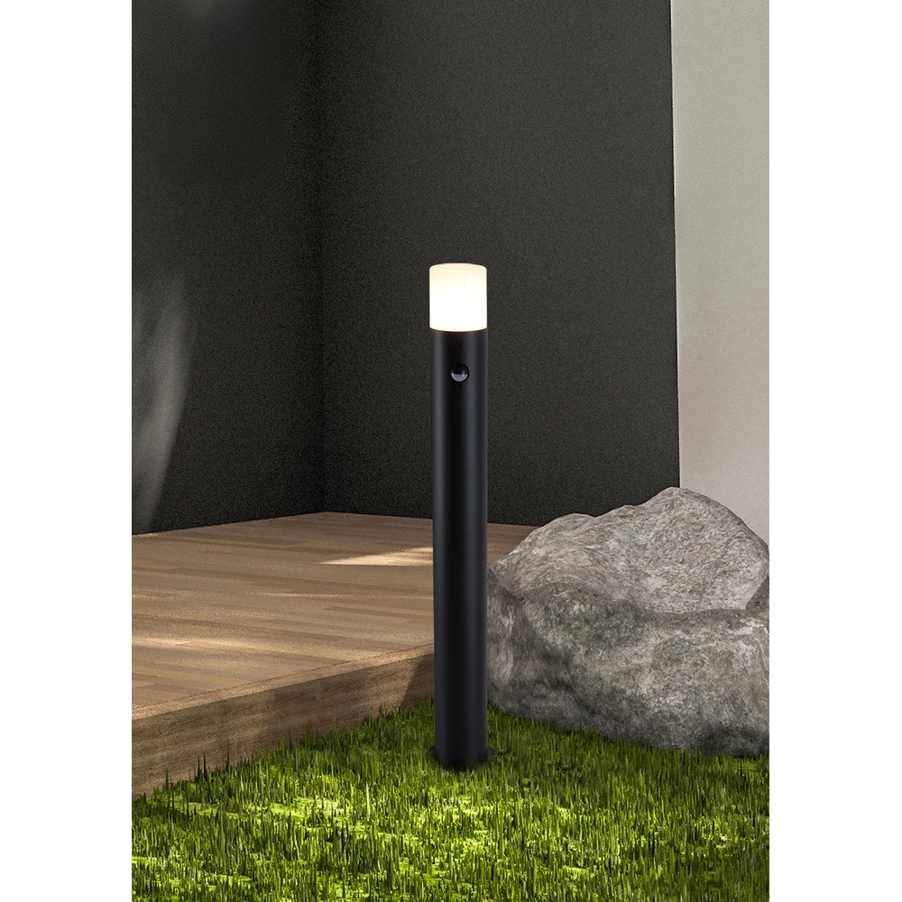 Tuinlamp Colorado 80cm zwart met sensor Searchlight 5053423299112