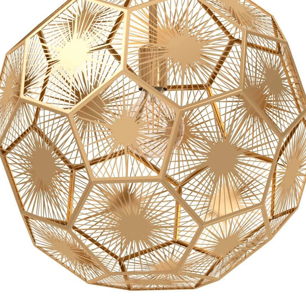 Gouden design hanglamp Skoura Ø 50cm Stars of Light 9002759397562